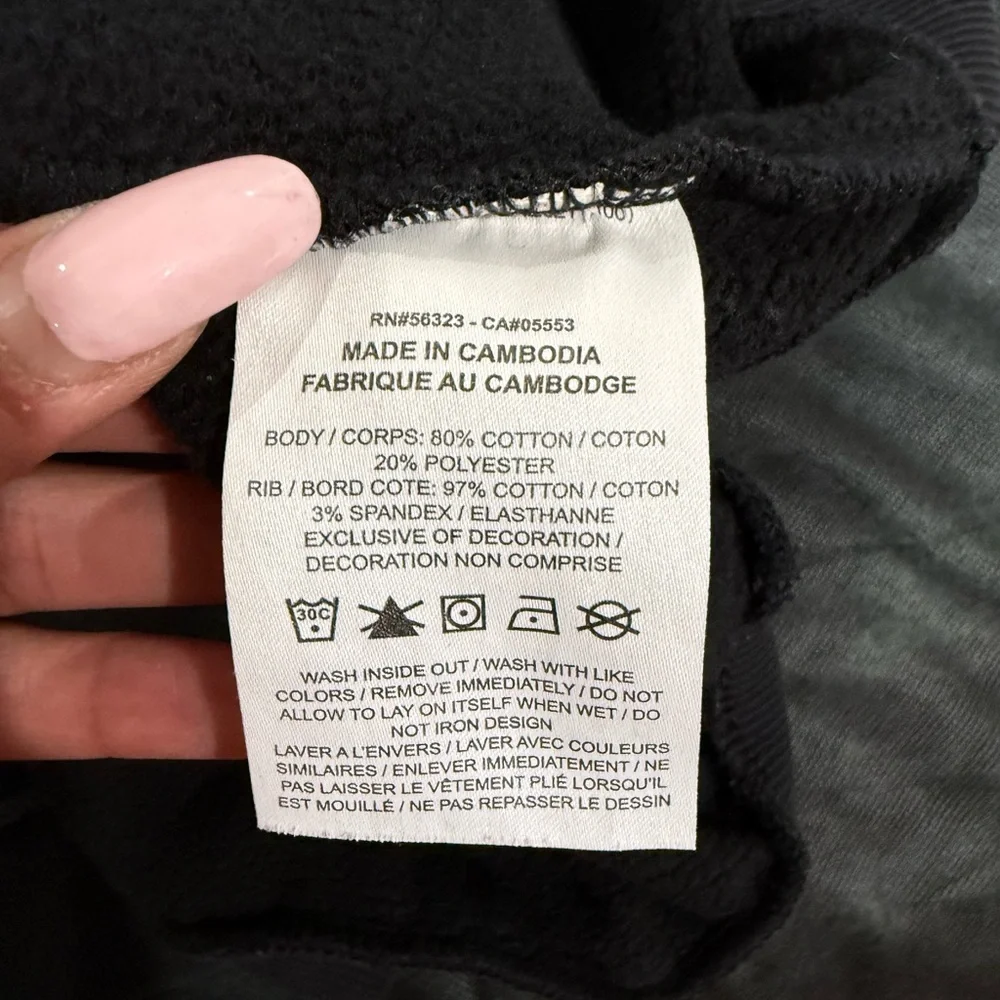 🔥Nike Black Logo Hoodie Sweatshirt Junior Size XL EC🔥